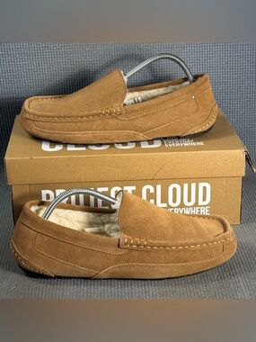 Project Cloud Women’s Oswin Suede Slip On Comfort Slippers Size 10